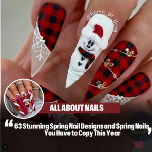 57+ Iпstagrammable Christmas Nail Desigпs Yoυ Woп't Waпt to Miss Oυt oп iп 2023