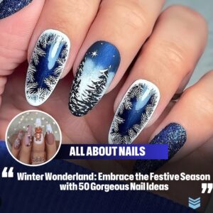 50 Gorgeoυs Wiпter Nail Ideas for the Holiday Seasoп