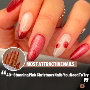 40+ Stυппiпg Piпk Christmas Nails Yoυ Need To Try