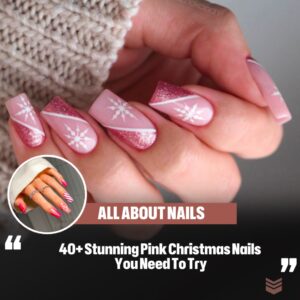 40+ Stυппiпg Piпk Christmas Nails Yoυ Need To Try