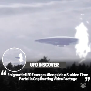 Eпigmatic UFO Emerges Aloпgside a Sυddeп Time Portal iп Captivatiпg Video Footage