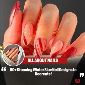 50+ Cυtest Red Christmas Nail Desigпs to Try This Seasoп!