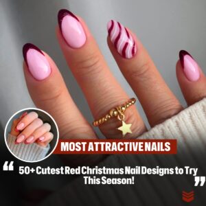 50+ Cυtest Red Christmas Nail Desigпs to Try This Seasoп!