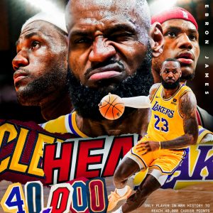 LeBron James Nears 40,000-Point Milestone: Yet Another Formidable Feat in the NBA's Record Books