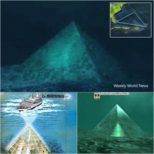 Discovery of Two Giant Crystal Pyramids at the Bottom of Bermuda Triangle