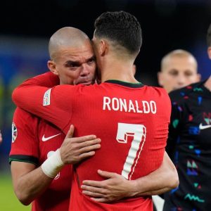 The image of Ronaldo hugging and comforting PEPE when his team failed to advance moved millions of fans.