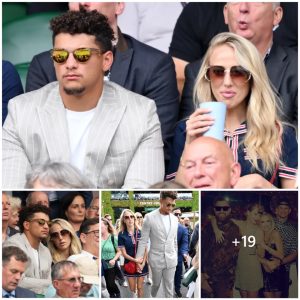 Patrick Mahomes and Wife Brittany Enjoy Wimbledon Date Amidst Their Epic European Vacation.