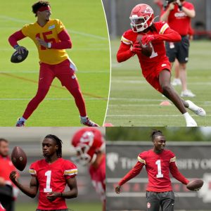 Eyebrow-Raising Moment: Xavier Worthy and Patrick Mahomes React to Chiefs Training Camp Touchdown