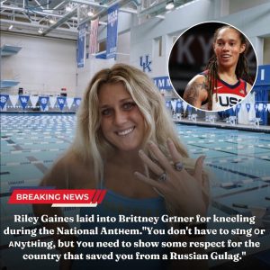 Breaking: Riley Gaines Criticizes Brittney Griner for Kneeling During National Anthem