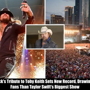 Breaking: Kid Rock's Tribute to Toby Keith Sets New Record, Drawing More Fans Than Taylor Swift's Biggest Show