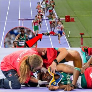 BREKING NEWS: Lamecha Girma fall at men's 3000m Steeplechase race at Olympics Paris 2024, Girma fall Olympics.