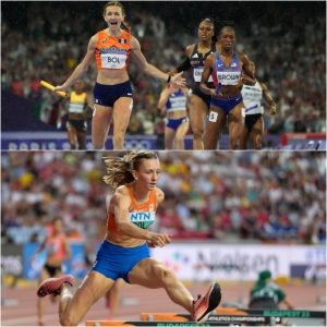 BREAKING NEWS: Fenomenale Femke Bol bezorgt 4x400 meter gemengde estafette goud op Olympische Spelen.