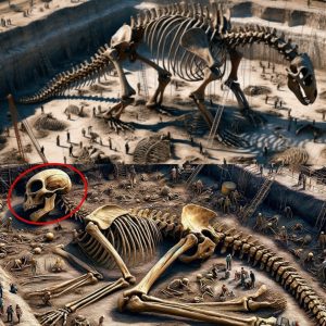 Unprecedented Find: Archaeologists in Mexico Uncover Human Bones and Two Giant Dragon Skeletons