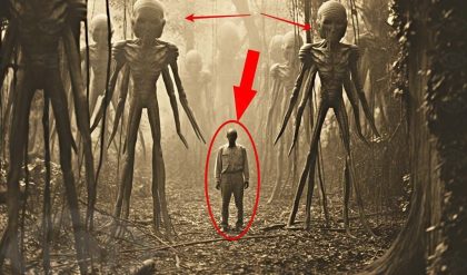 BREAKING NEWS: Forest Encounter: Three-Meter-Tall Gray Alien Emerges, Sending Man Fleeing in Terror.